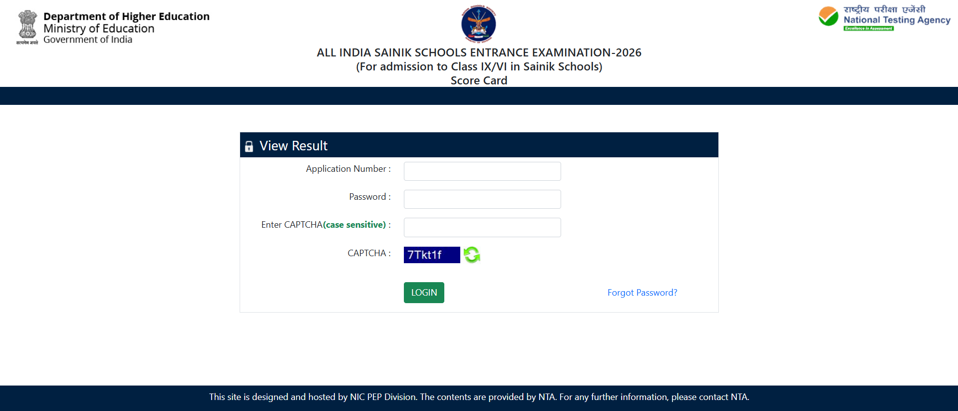 NTA released the AISSEE Class 6th and 9th Results 2026 today, March 2